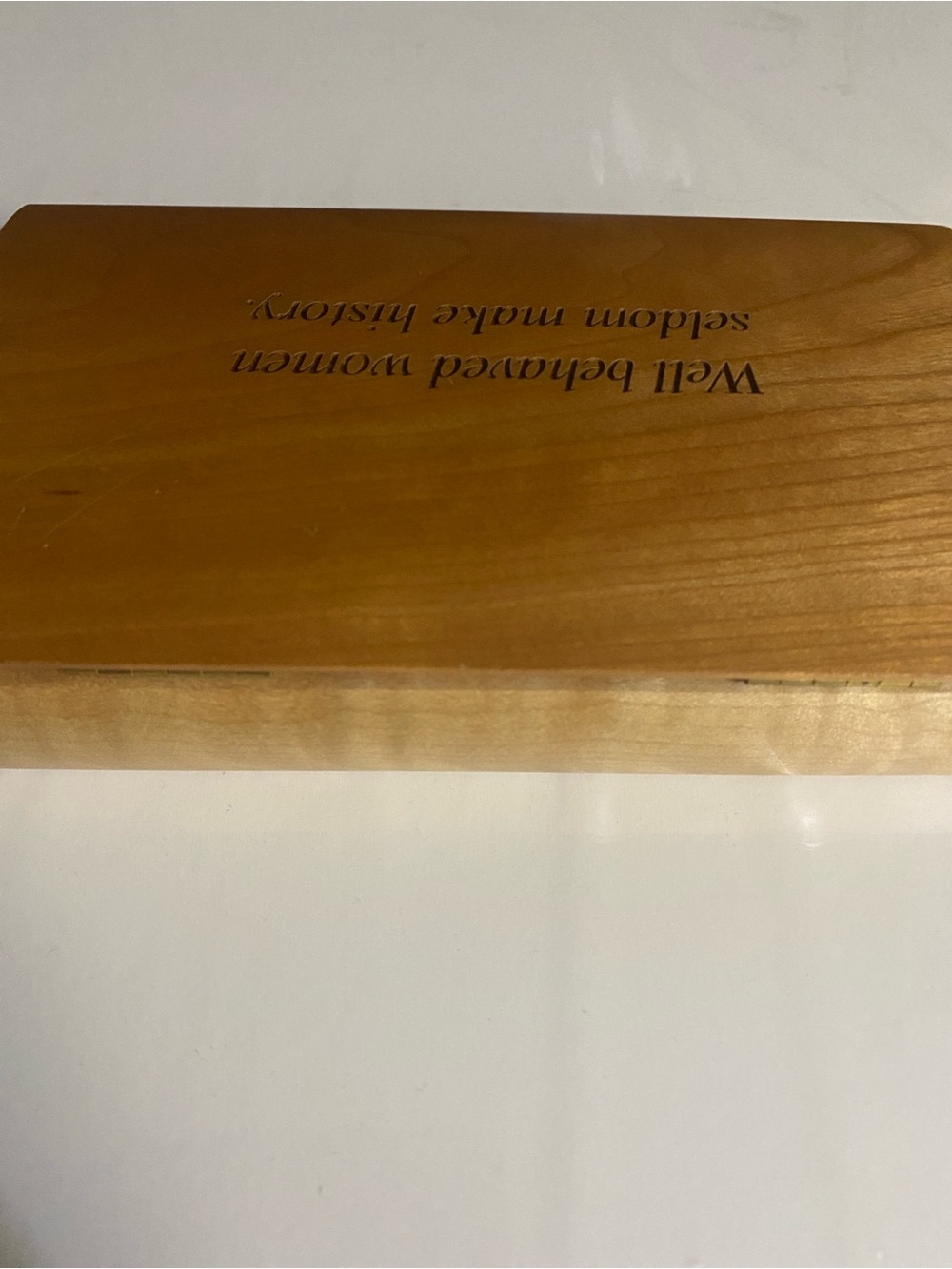 Northern Lights Gallery handmade wooden box, keepsake box, Made in USA, Quote - Picture 8 of 9